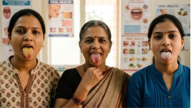 உங்க நாக்கு என்ன கலர்? நாக்கின் நிறம் சொல்லும் உங்களது உடல் ஆரோக்கிய ரகசியங்கள்! (Tongue Colour Meaning) உங்க நாக்கு என்ன கலர்? நாக்கின் நிறம் சொல்லும் உங்களது உடல் ஆரோக்கிய ரகசியங்கள்! (Tongue Colour Meaning)