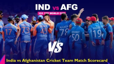 india national cricket team vs afghanistan national cricket team match scorecard 2026 விவரங்கள்