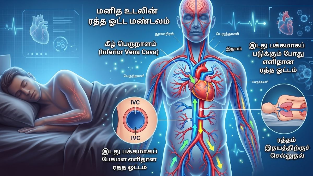 Best sleeping position according to research: இடது பக்கமாக படுத்தால் உடலில் நடக்கும் 5 பிரம்மாண்ட மாற்றங்கள்! Left side sleeping digestion advantages and sleeping position to reduce acid reflux