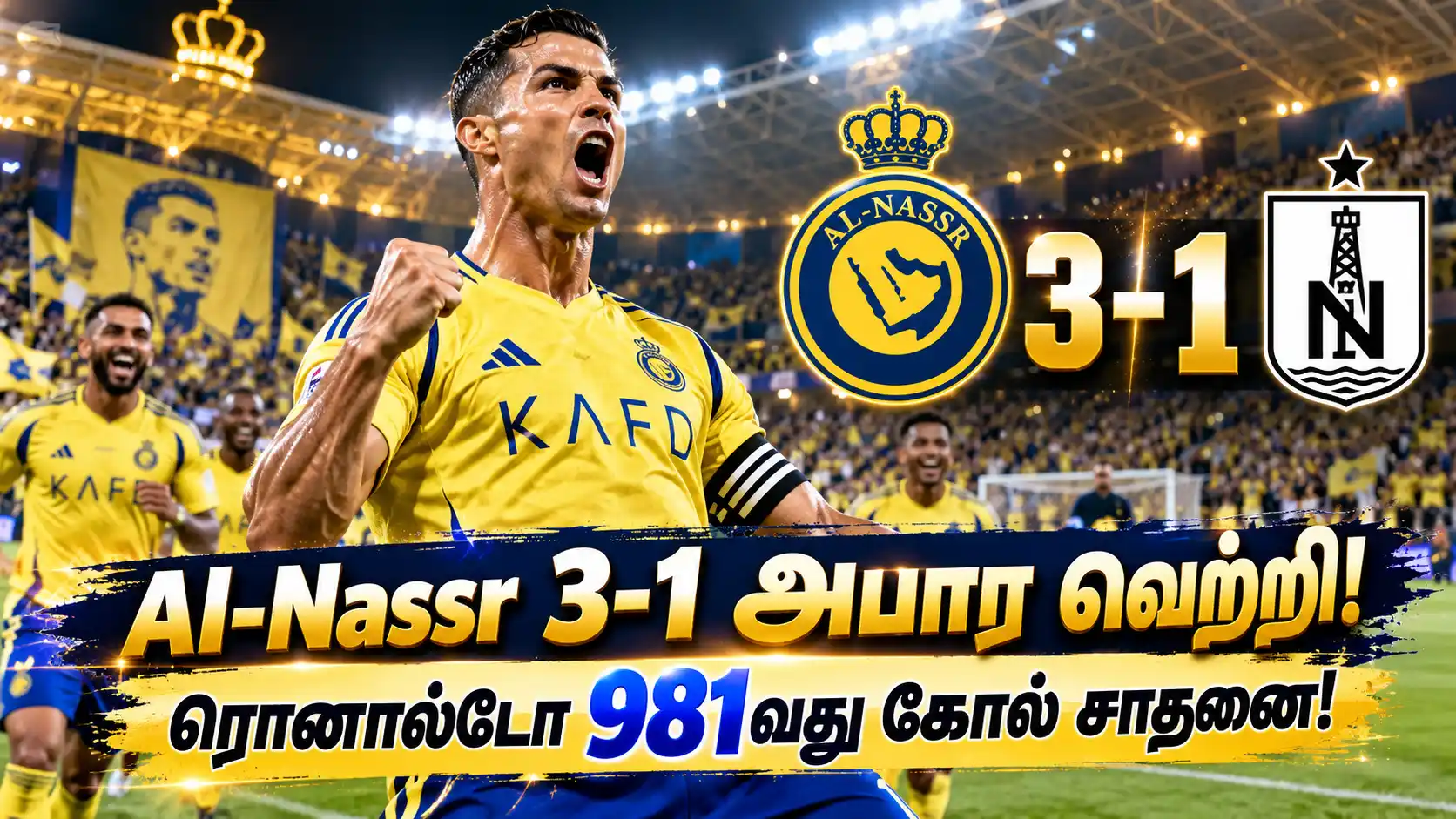 Al-Nassr vs Neftchi Fergana: புள்ளிப்பட்டியல் & ரொனால்டோ கோல் விவரங்கள் Al-Nassr vs Neftchi Fergana: புள்ளிப்பட்டியல் & ரொனால்டோ கோல் விவரங்கள்